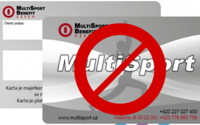 Platba Multisport a Activepass kartou dočasně nedostupná
