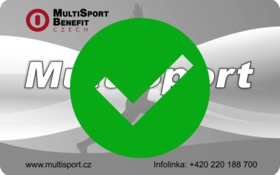 Od pondělí 27.4 opět přijímáme Multisport, Activepass karty budou platné od 1.5.