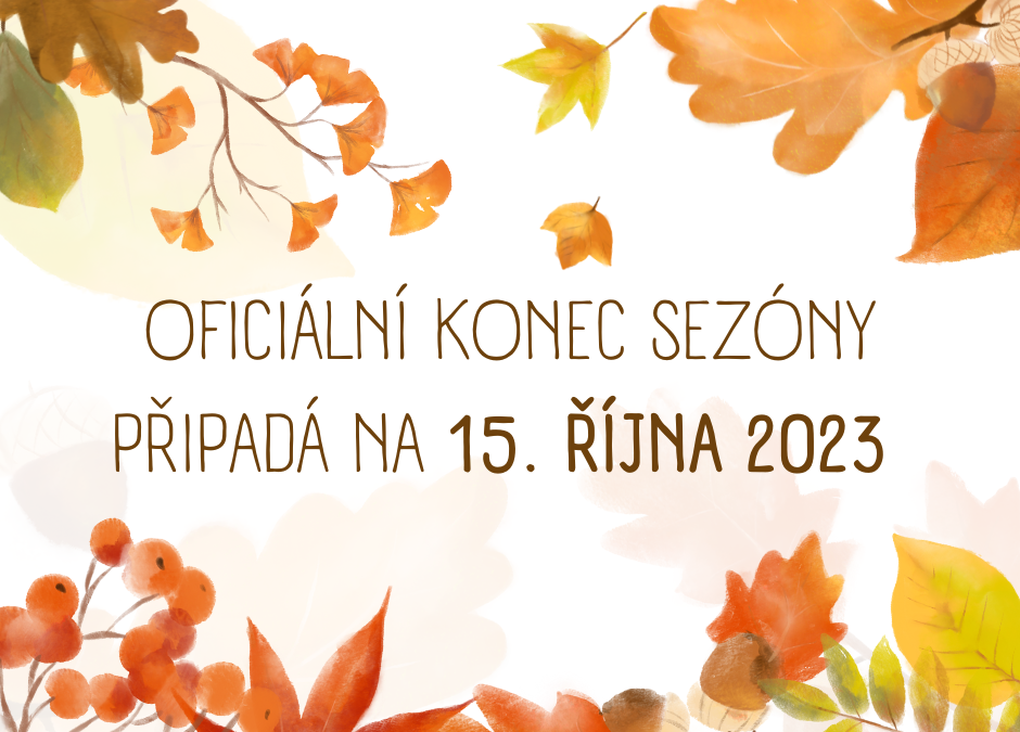 Konec sezóny 2023 a novinky pro příští rok